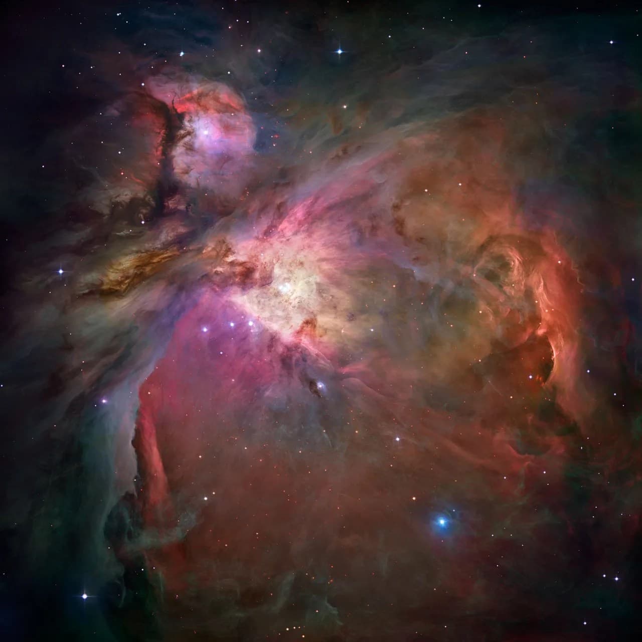 Nebulosa de Orión (NASA, ESA, Hubble Space Telescope Orion Treasury Project Team)